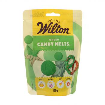 Pastylki czekoladowe do rozpuszczania Candy Melts Green (125 g) - Wilton