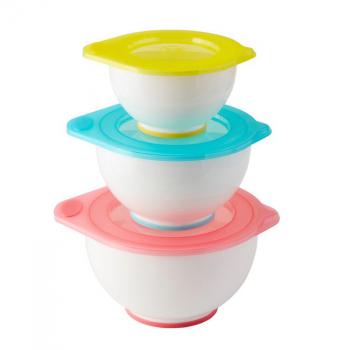 Zestaw 3 uniwersalnych misek z przykrywkami - Rosanna Pansino - 417-5150 - Wilton