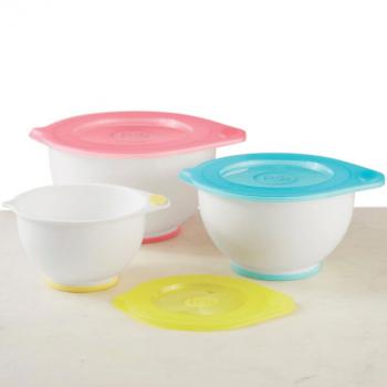 Zestaw 3 uniwersalnych misek z przykrywkami - Rosanna Pansino - 417-5150 - Wilton