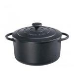 Garnek �eliwny w kolorze czarnym (�rednica: 24 cm, poje...