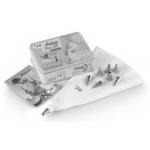 Zestaw r�kaw cukierniczy z 8 tylkami w metalowym pude�k...