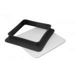 Forma silikonowa kwadratowa z porcelanow� podstawk�, br...