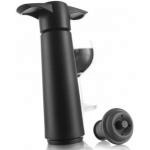 Pompka pr�niowa do wina, z korkiem (2 elementy), czarn...