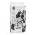 Zestaw tylek i work�w do dekoracji mini-ciastek (12 ele...