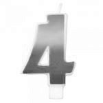 �wieczka t�czowa na tort „4”  - 2811-1043 -...