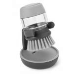 Szczotka do mycia naczy� z pompk�, szara - Joseph Joseph