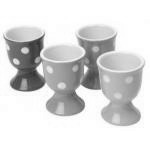 Komplet kieliszk�w ceramicznych do jajek (4 sztuki) ...