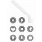 Stemple i wykrawaczki do fondantu (zestaw 8 element�w) ...