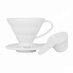 Plastikowy drip V60-01, bia�y - Hario