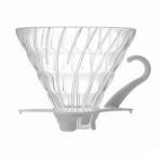Szklany drip V60-02, bia�y - Hario