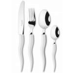 Komplet sztu�c�w Tullio (24 elementy), bia�y - Vialli D...