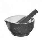 Mo�dzierz porcelanowy Graffiti (�rednica: 11,5 cm), cze...