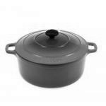 Garnek �eliwny emaliowany okr�g�y (�rednica: 22 cm, poj...