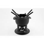 Zestaw do fondue �eliwny emaliowany Tulipe w kolorze cz...