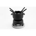 Zestaw do fondue �eliwny emaliowany Cook w kolorze czar...