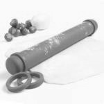 Wa�ek do ciasta z pier�cieniami (41 cm), czerwony - Mas...