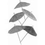 Parasolka koktajlowa do drink�w, lod�w, deser�w (10 szt...