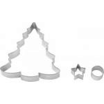 Foremki metalowe do wykrawania ciastek w kszta�cie choi...