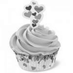 Papilotki do wypieku muffink�w z ozdobami Serduszka (48...