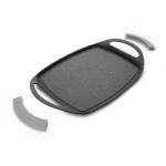 Patelnia z kamienn� pow�ok� i dwoma uchwytami (36 x 22,...