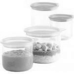 Zestaw pojemnik�w na posi�ki dla dziecka (4 sztuki) - M...