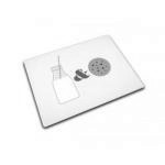 Prostok�tna podstawka ze szk�a hartowanego, Milk&Cookie...