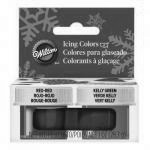 Zestaw dw�ch barwnik�w w kolorze zielonym i czerwonym (...