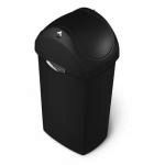 Kosz na �mieci uchylny (40 L), czarny - SimpleHuman 