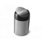 Kosz uchylny na st�, r�owe z�oto  (1,5 l) - Simple Hu...