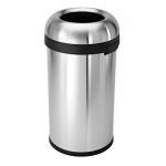 Kosz na mieci (60 L) Bullet Open, stal - SimpleHuman