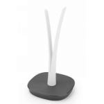 Stojak na r�czniki papierowe Livio, szaro-bia�y - Viall...