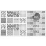 Arkusz do przygotowania kolorowych bez (r�e, patchwork...