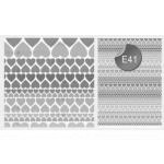 Arkusz do przygotowania kolorowych bez (serca t�czowe E...