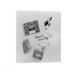 Szklana tablica na notatki (45 x 45 cm), bia�a - Appunt...