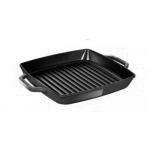 Kwadratowa patelnia grillowa �eliwna z uchwytami 28 cm ...