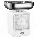 Waga kuchenna z zegarem, bia�a - Wesco 