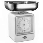 Waga kuchenna z zegarem, be�owa - Wesco 