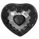 Forma metalowa w kszta�cie serca karbowanego - 2105-796...