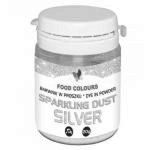 Py� do dekoracji, srebrny (20 g) - Sparkling Dust Silve...