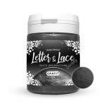 Pasta dekoracyjna, grafit (90g) - Letter&Lace - Food Co...