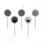 �wieczki ozdobne u�miechni�te buzie (5 sztuk) - Ibili