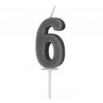 �wieczka fioletowa na tort „6” - Ibili - OT...