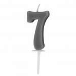 �wieczka fioletowa na tort „7” - Ibili