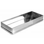 Forma prostok�tna stalowa do czekolady i nugatu (22 x 9...