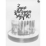 Topper bia�y, plexi 