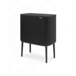 Dwukomorowy kosz na �mieci Touch Bin (11+23 L), czarny ...