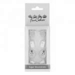 Dekoracje cukrowe Baby Girl, r�owe (8 sztuk) - FunCakes