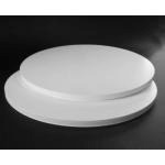 Podk�ad pod tort w stylu angielskim, bia�y, okr�g�y, wy...