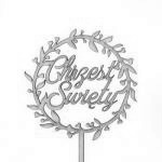 Topper ze sklejki Chrzest �wi�ty, wianek 1 (�rednica 12...