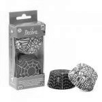 Papilotki do muffin�w w kolorach bia�ym i czarnym z mot...